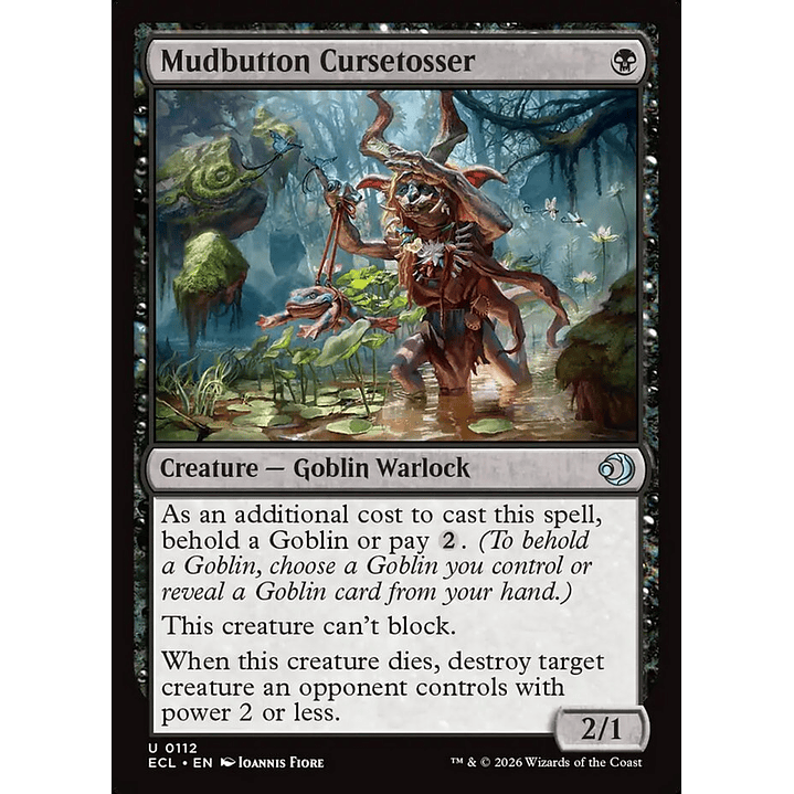 Mudbutton Cursetosser (foil) | Inglés | NM | ECL 1