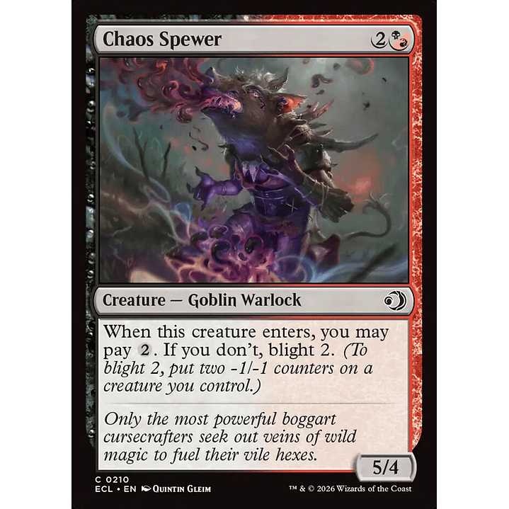 Chaos Spewer (foil) | Inglés | NM | ECL 1