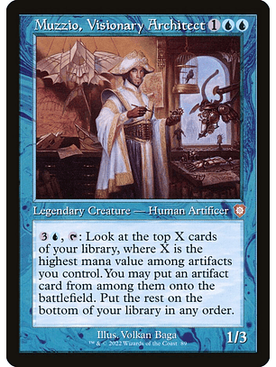 Muzzio, Visionary Architect (Retro Frame) | Inglés | NM | BRC