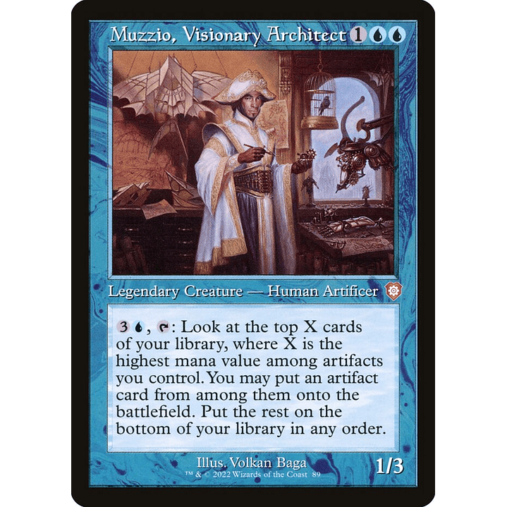 Muzzio, Visionary Architect (Retro Frame) | Inglés | NM | BRC 1