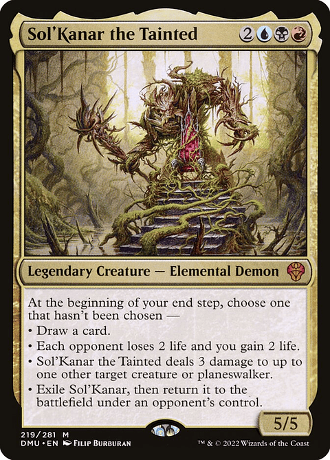 Sol'Kanar the Tainted | Inglés | NM | DMU