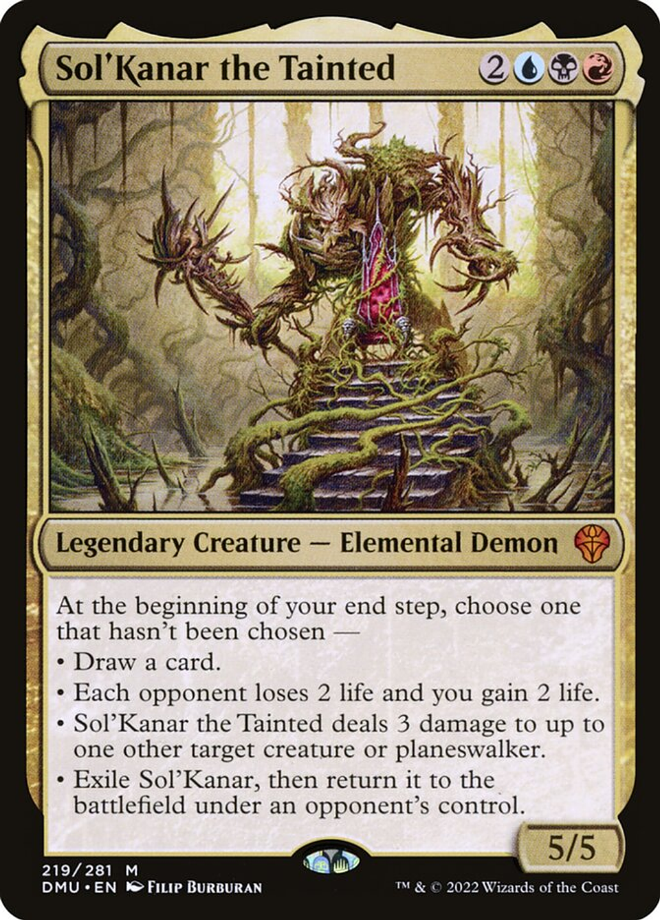 Sol'Kanar the Tainted | Inglés | NM | DMU 1