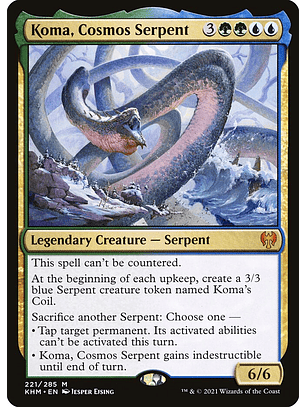 Koma, Cosmos Serpent (foil) | Español | NM | KHM