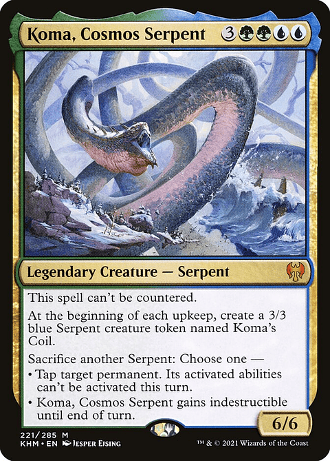 Koma, Cosmos Serpent (foil) | Español | NM | KHM