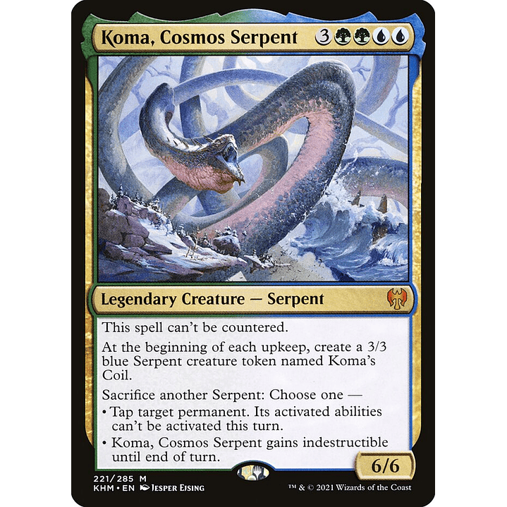 Koma, Cosmos Serpent (foil) | Español | NM | KHM 1