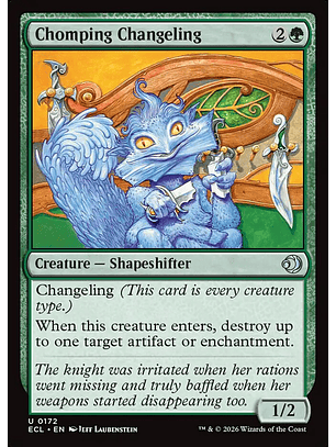 Chomping Changeling (foil) | Inglés | NM | ECL