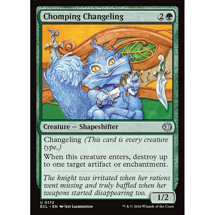 Chomping Changeling (foil) | Inglés | NM | ECL 1