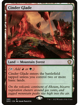 Cinder Glade | Inglés | NM | DMC