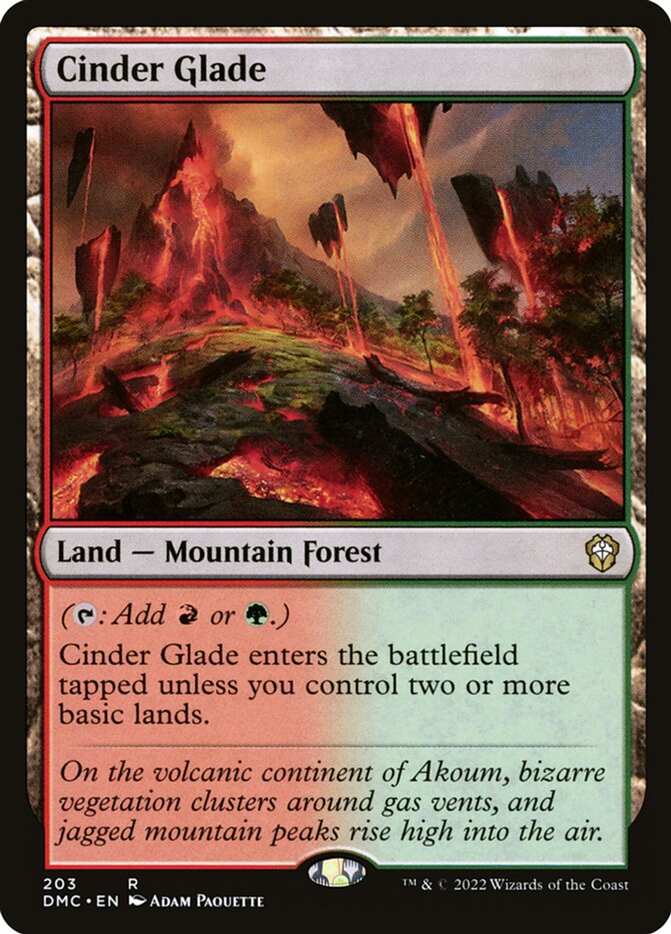 Cinder Glade | Inglés | NM | DMC 1