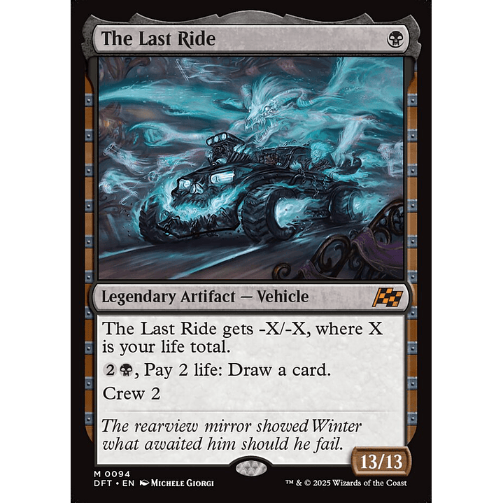 The Last Ride | Inglés | NM | DFT 1