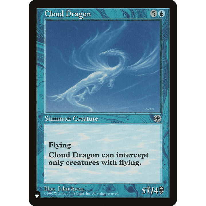 Cloud Dragon (Retro Frame) | Inglés | EX | PLST 1