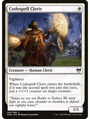Codespell Cleric | Inglés | NM | KHM