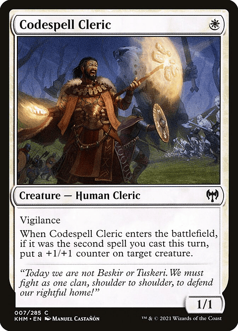 Codespell Cleric | Inglés | NM | KHM