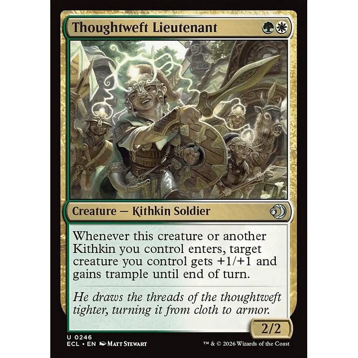 Thoughtweft Lieutenant (foil) | Inglés | NM | ECL 1