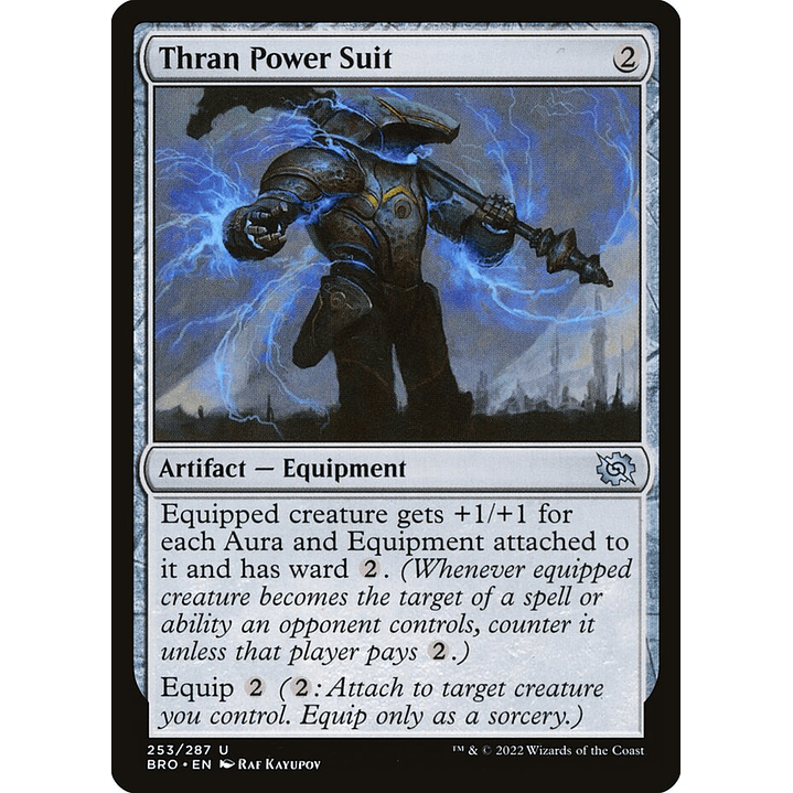Thran Power Suit (foil) | Inglés | NM | BRO 1