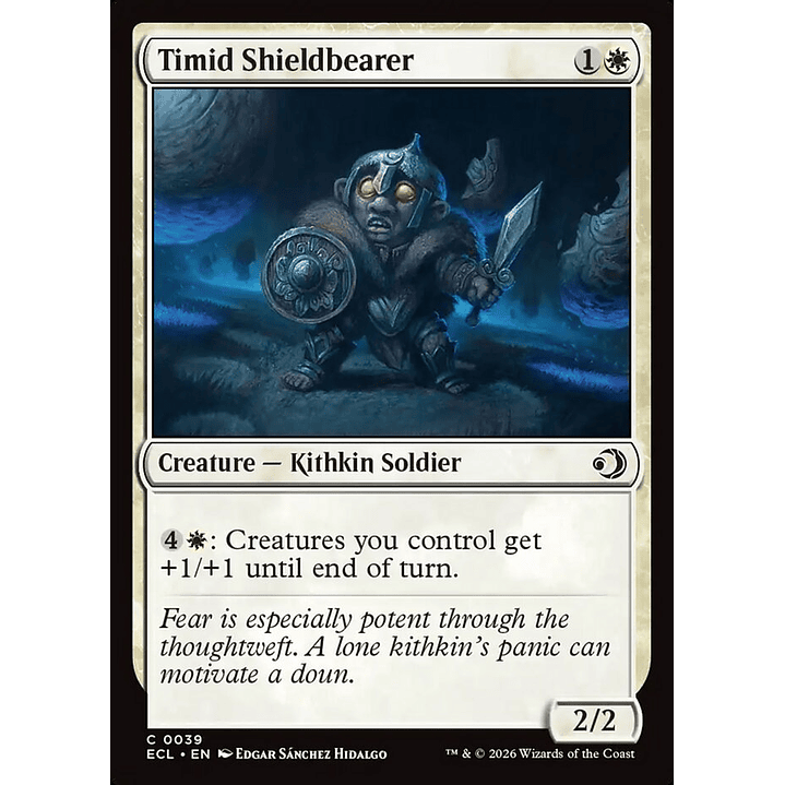 Timid Shieldbearer (foil) | Inglés | NM | ECL 1