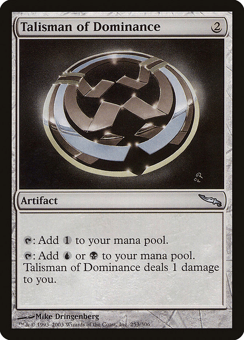 Talisman of Dominance | Inglés | HP | MRD