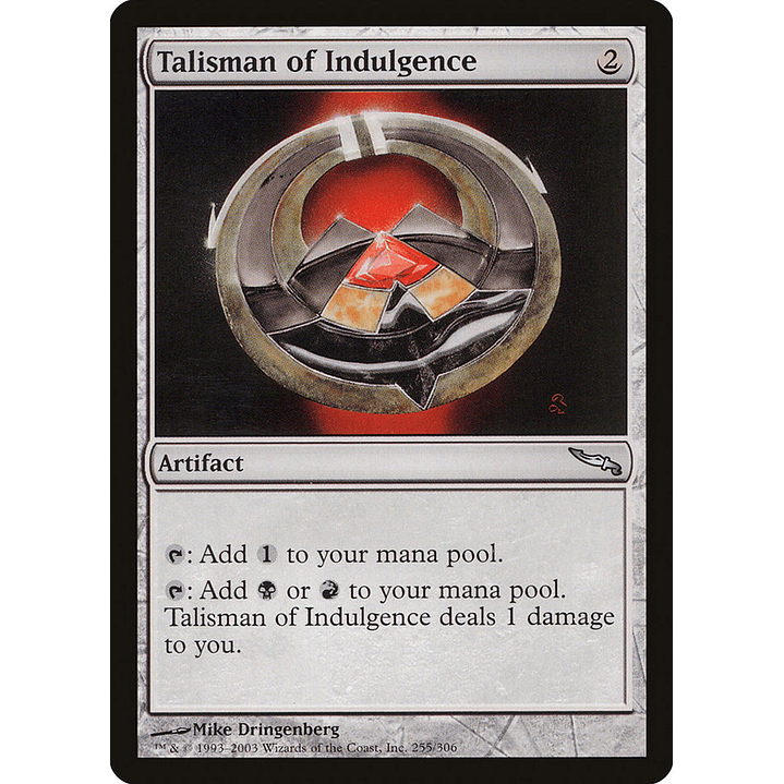 Talisman of Indulgence | Inglés | HP | MRD 1