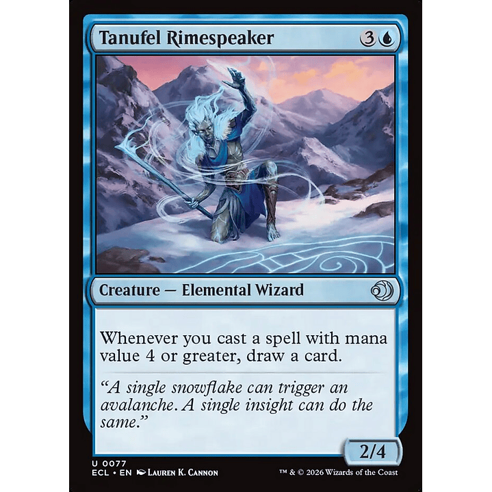 Tanufel Rimespeaker (foil) | Inglés | NM | ECL 1