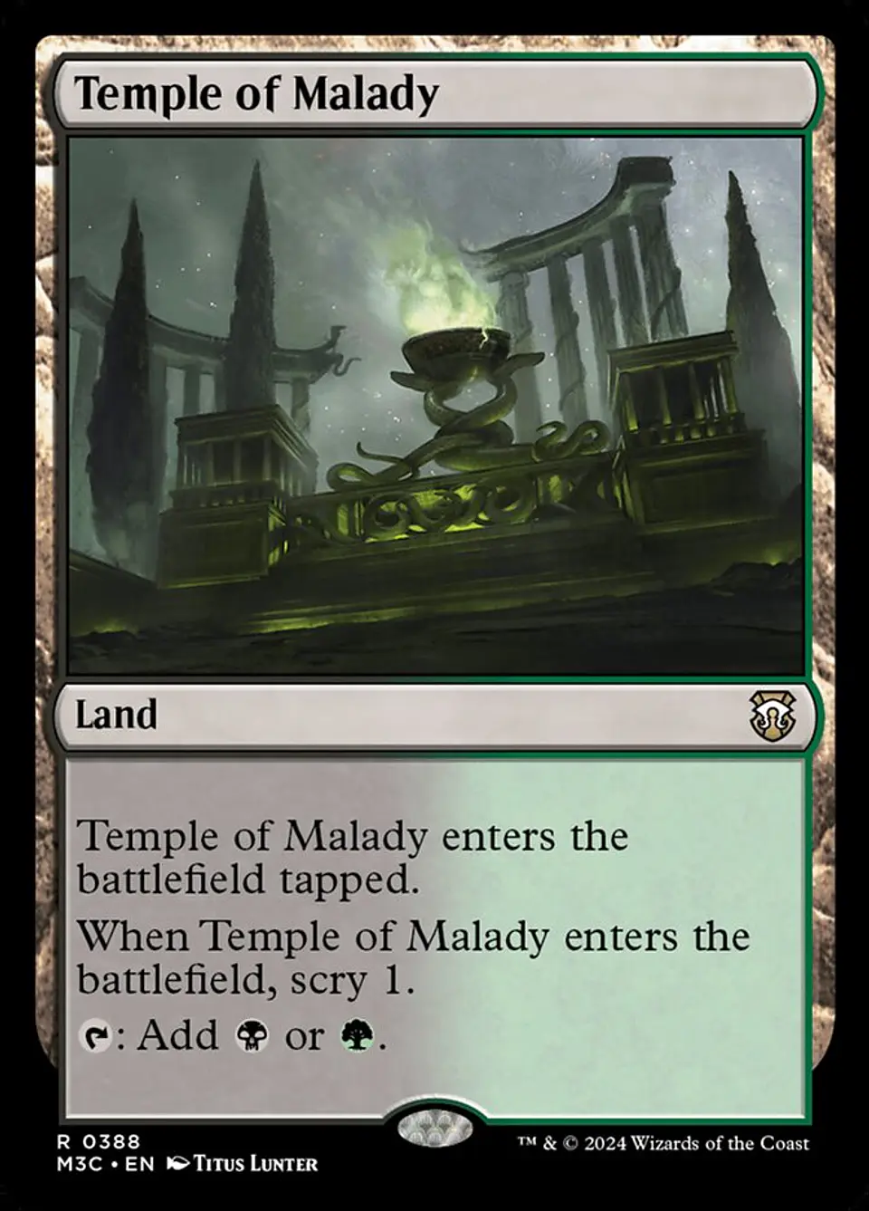 Temple of Malady | Inglés | NM | M3C 1
