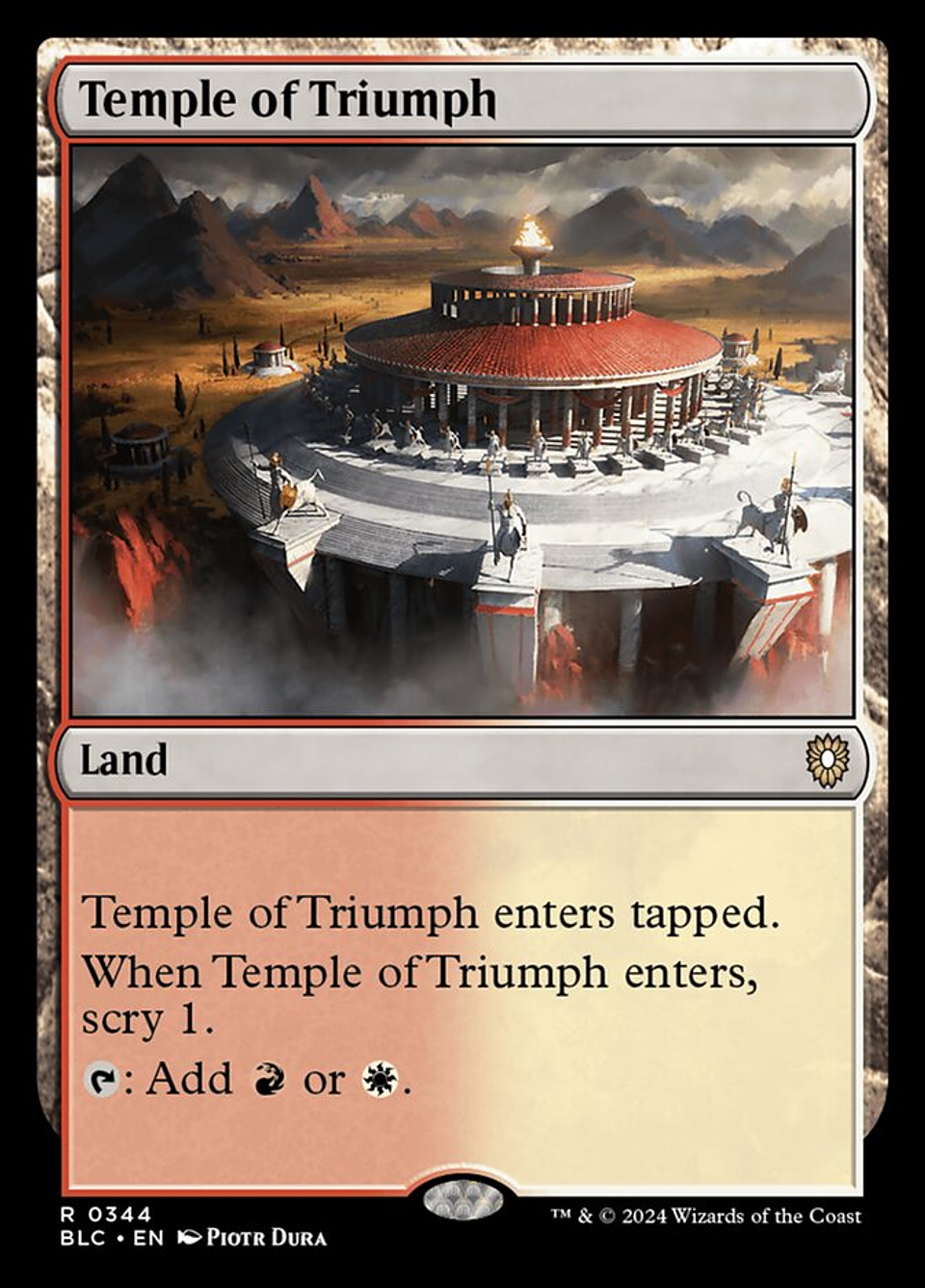 Temple of Triumph | Inglés | NM | BLC 1