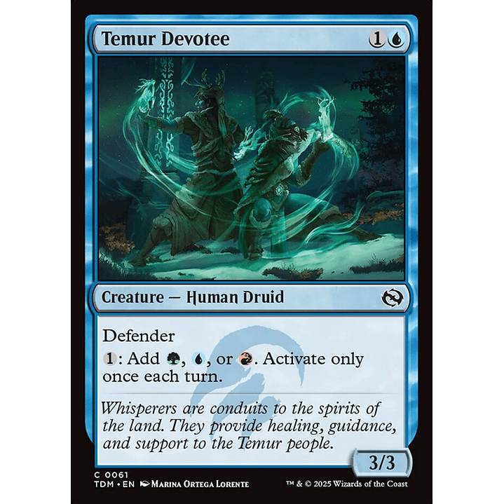 Temur Devotee | Inglés | NM | TDM 1
