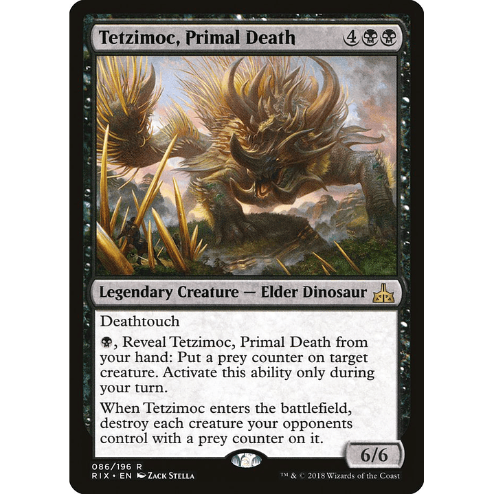 Tetzimoc, Primal Death | Español | NM | RIX 1