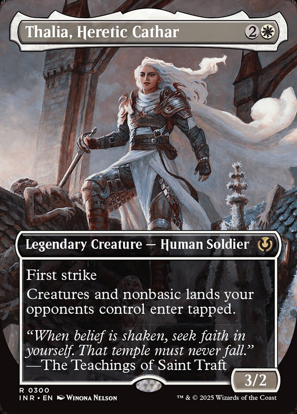 Thalia, Heretic Cathar (Borderless) | Inglés | EX | INR 1