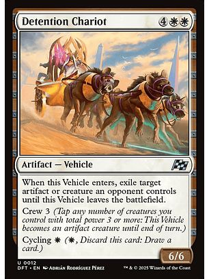 Detention Chariot | Inglés | NM | DFT