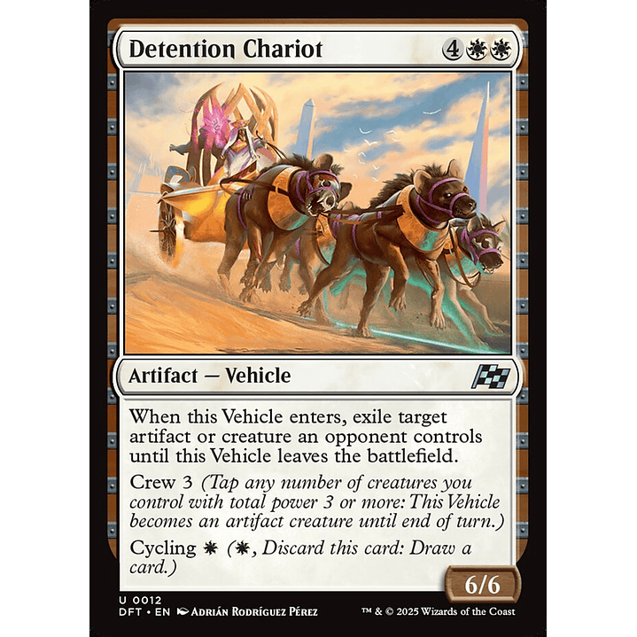Detention Chariot | Inglés | NM | DFT 1