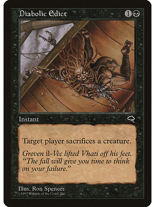 Diabolic Edict (Retro Frame) | Español | HP | TMP