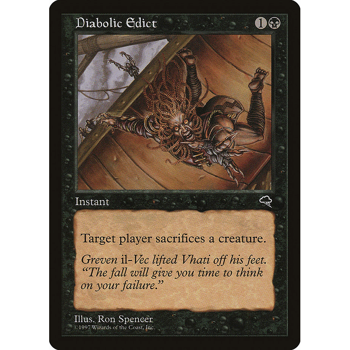 Diabolic Edict (Retro Frame) | Español | HP | TMP 1