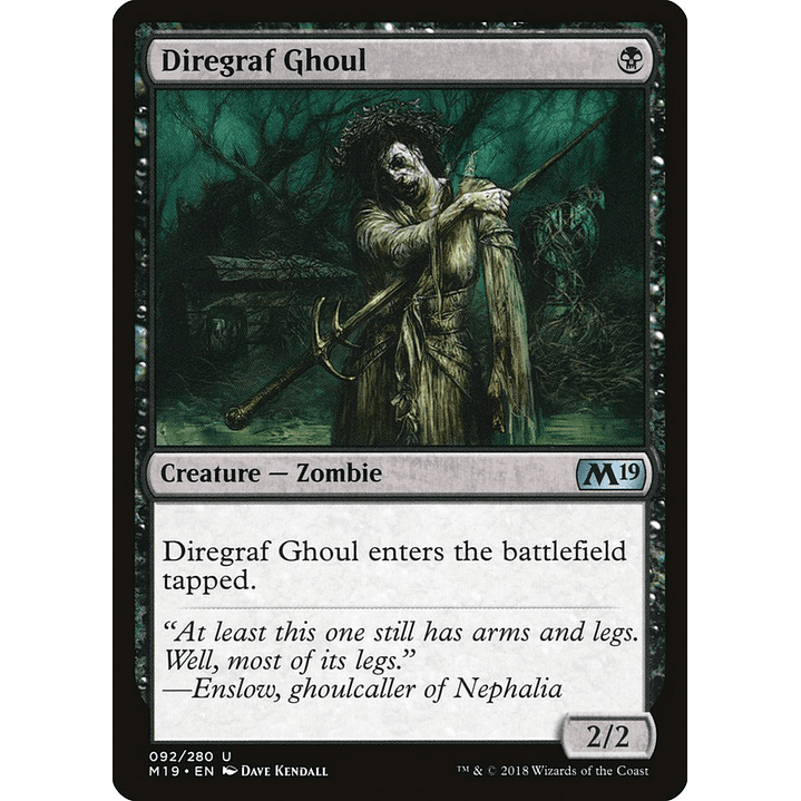 Diregraf Ghoul | Inglés | NM | M19 1