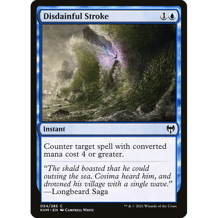 Disdainful Stroke (foil) | Inglés | NM | KHM 1