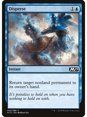 Disperse (foil) | Español | NM | M19