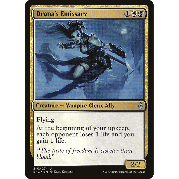 Drana's Emissary | Inglés | EX | BFZ 1