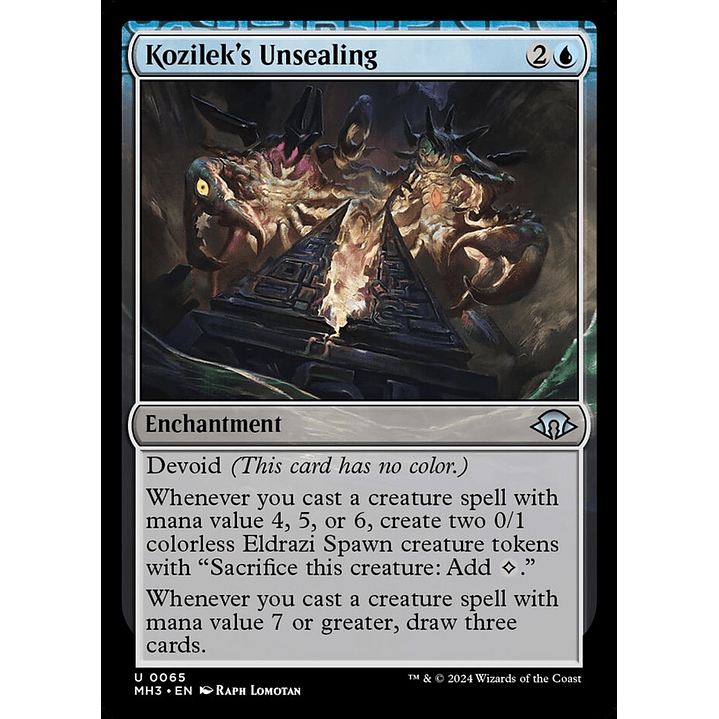 Kozilek's Unsealing | Inglés | NM | MH3 1