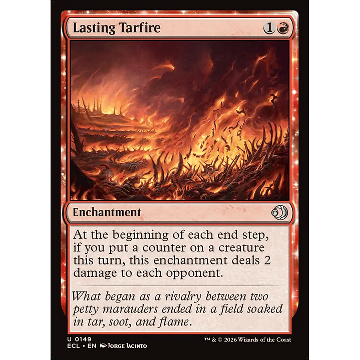 Lasting Tarfire (foil) | Inglés | NM | ECL 1