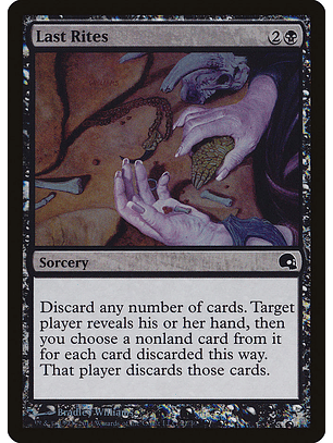 Last Rites (foil) | Inglés | VG | PD3