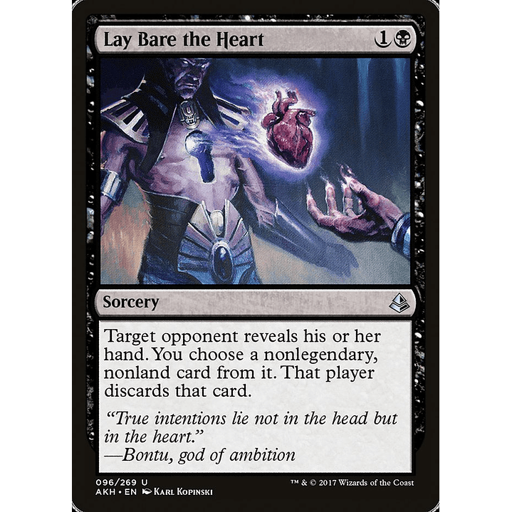 Lay Bare the Heart | Inglés | NM | AKH 1
