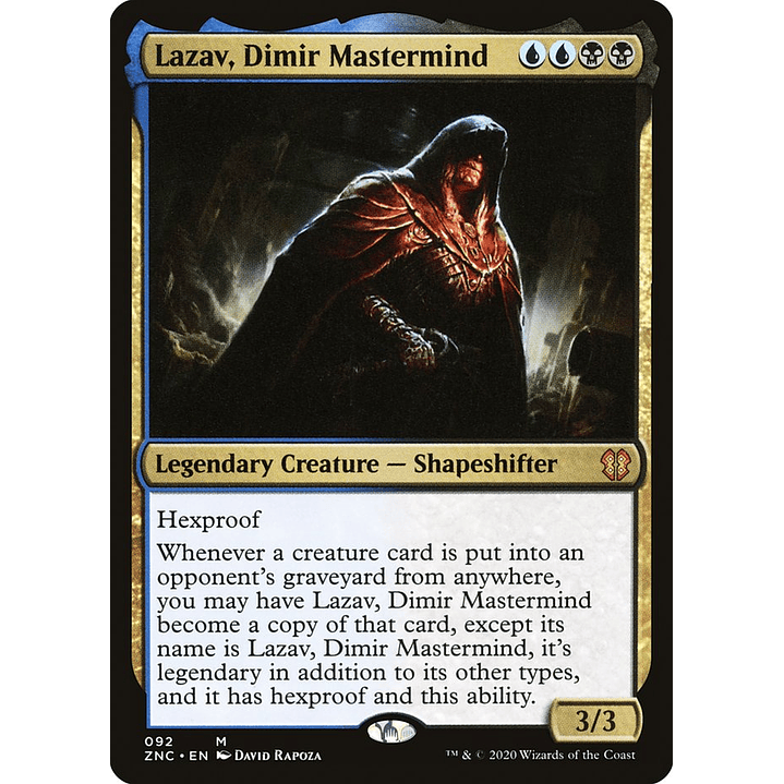 Lazav, Dimir Mastermind | Inglés | NM | ZNC 1