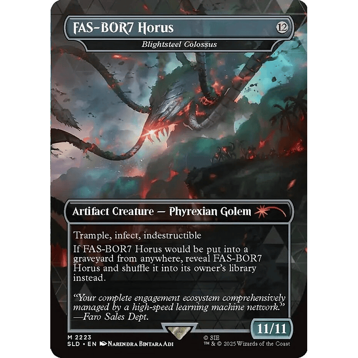 Blightsteel Colossus (Borderless) | Inglés | NM | SLD 1
