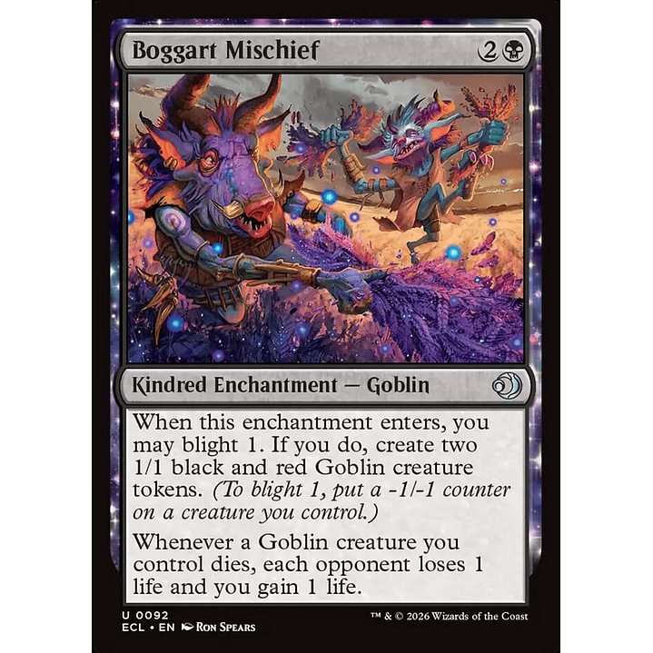 Boggart Mischief (foil) | Inglés | NM | ECL 1
