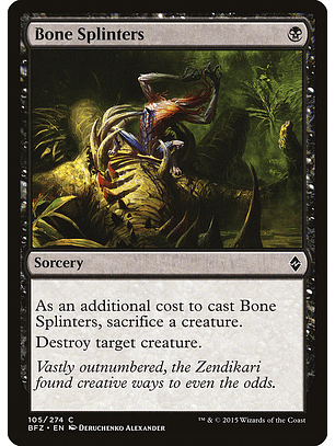 Bone Splinters | Inglés | EX | BFZ