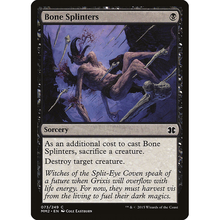 Bone Splinters | Inglés | EX | MM2 1