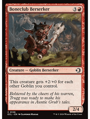 Boneclub Berserker (foil) | Inglés | NM | ECL