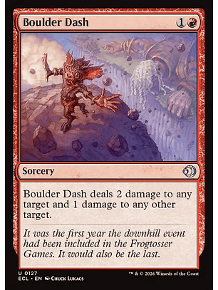 Boulder Dash (foil) | Inglés | NM | ECL