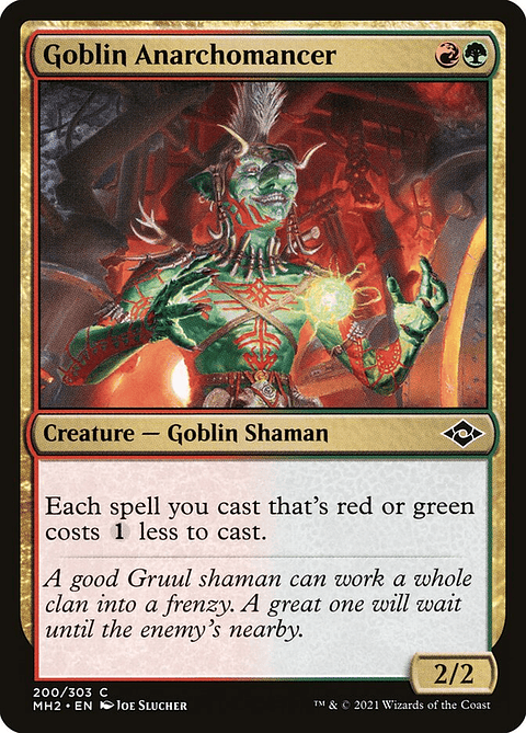 Goblin Anarchomancer | Español | NM | MH2
