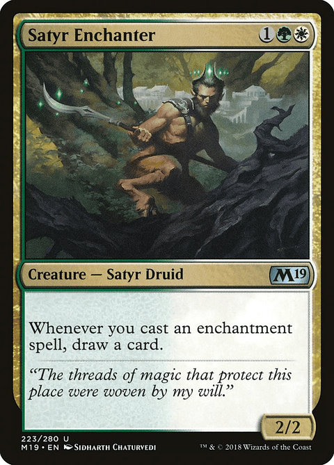 Satyr Enchanter | Español | NM | M19