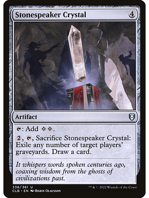 Stonespeaker Crystal (foil) | Español | NM | CLB